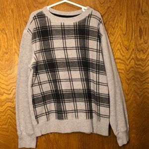 Boys plaided long sleeve sweater